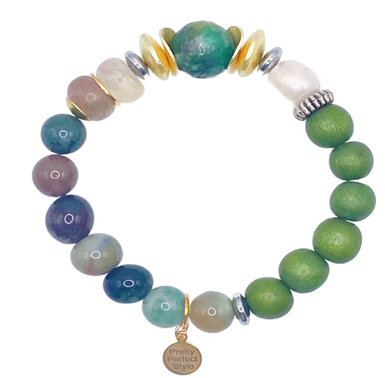 Indian Jade Treasure One of a Kind Bracelet - SAMPLE SALE