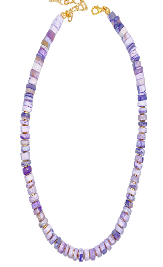 Lavender Luster One of a Kind Necklace