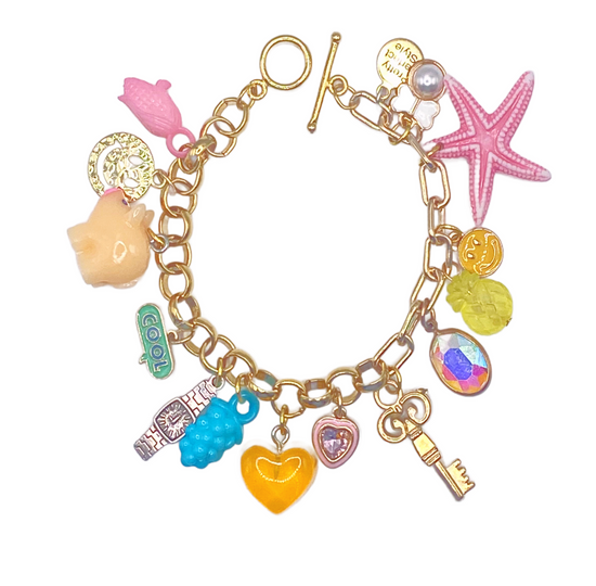 Gold Charm Bracelet - End Of Summer Explosion