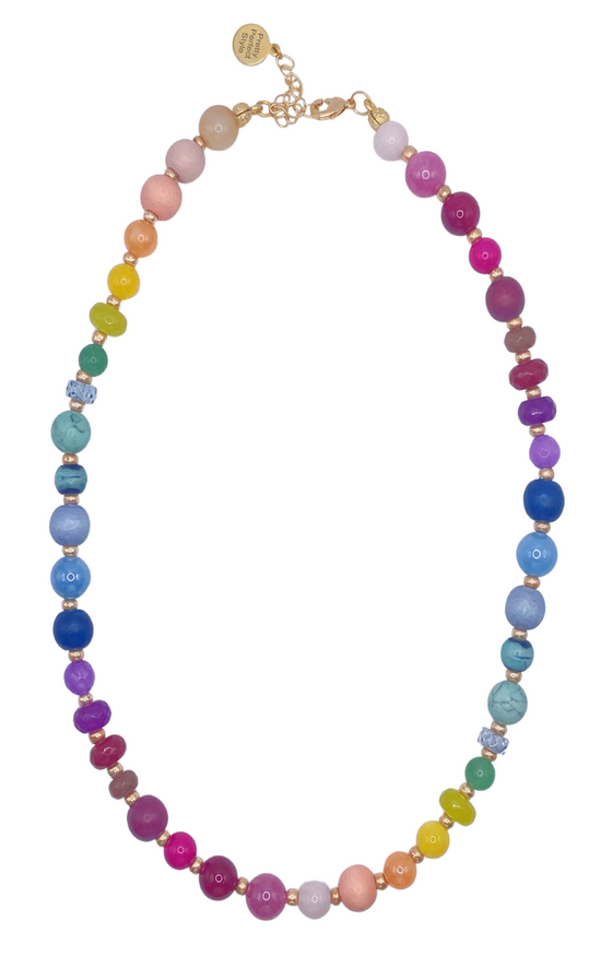 Color Burst Rainbow One of a Kind Necklace