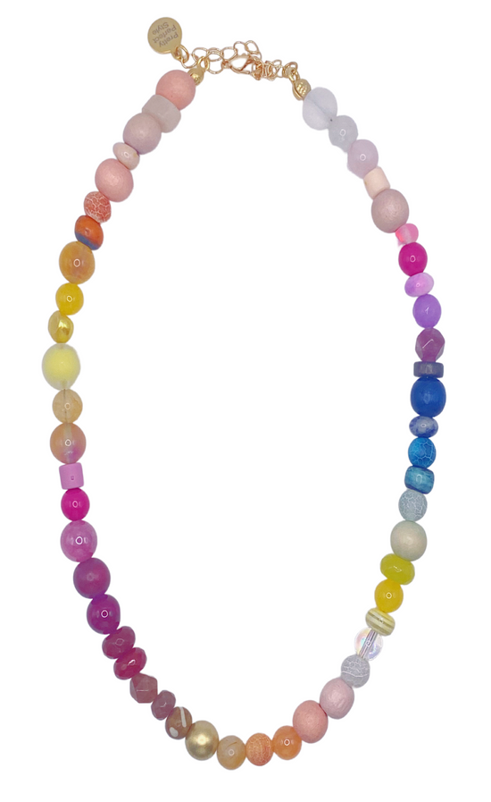 Pigmented Palette Rainbow One of a Kind Necklace