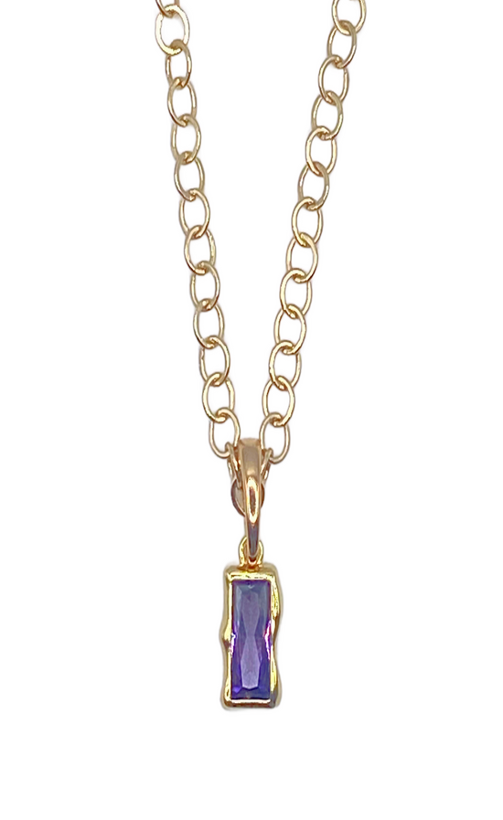 Perfect Purple Charm Necklace