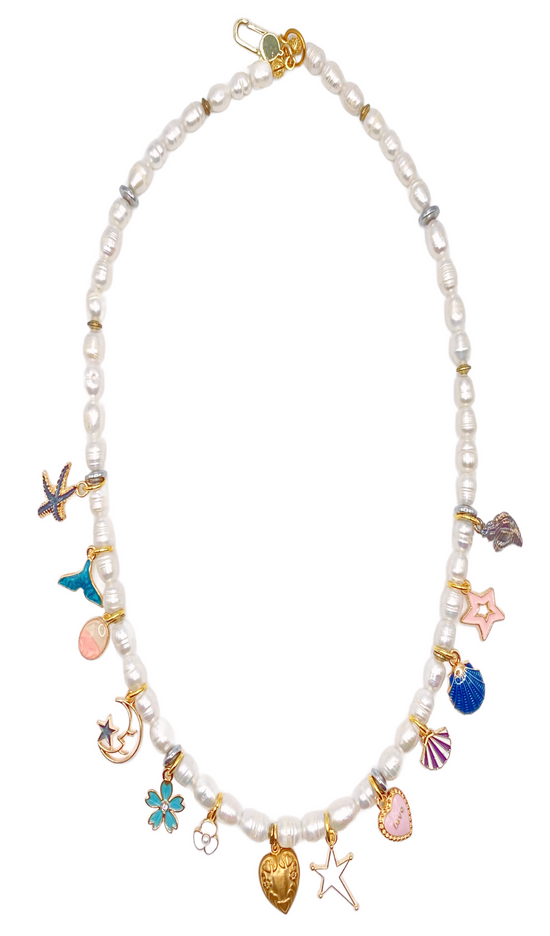 Summer Charm Pearl Necklace
