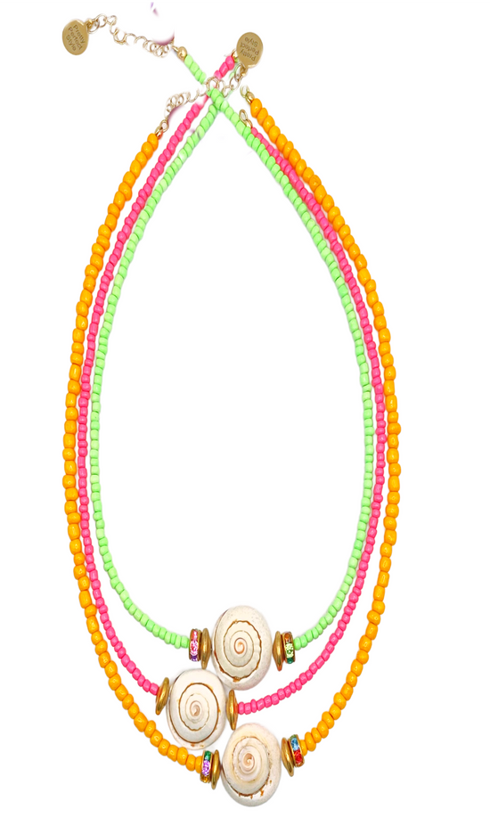 Shive Shell Neon Necklace