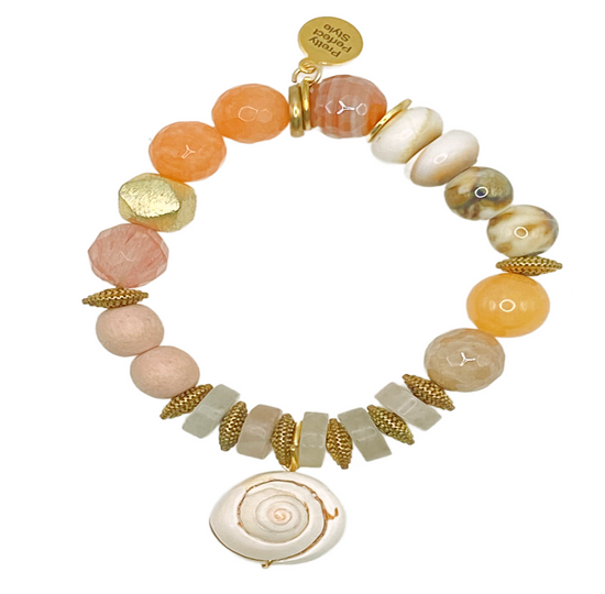 Shiva Shell Charm Bracelet