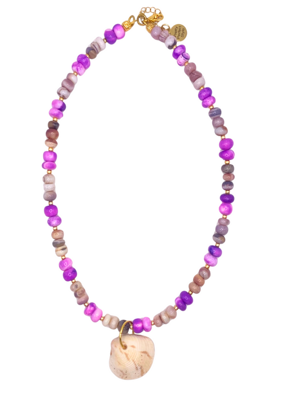 La Coquille Opal Shell Necklace