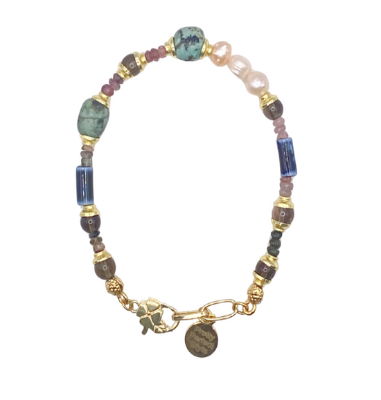 Turquoise Treasure Stack Bracelet One of a Kind