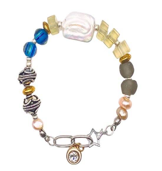 Wish Upon a Pearl Bracelet - One of A Kind