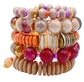 Fall Sunset One of a Kind Wire Wrap Bracelet